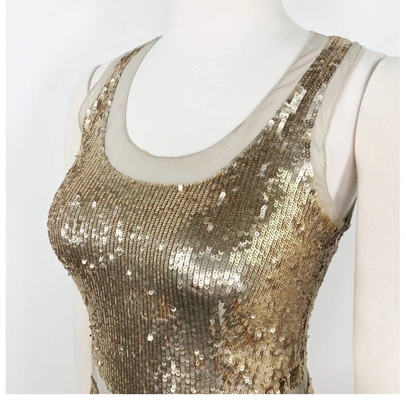 #2- Club Monaco. Silk and sequin dress. New with Tags! - Picture 7 of 13